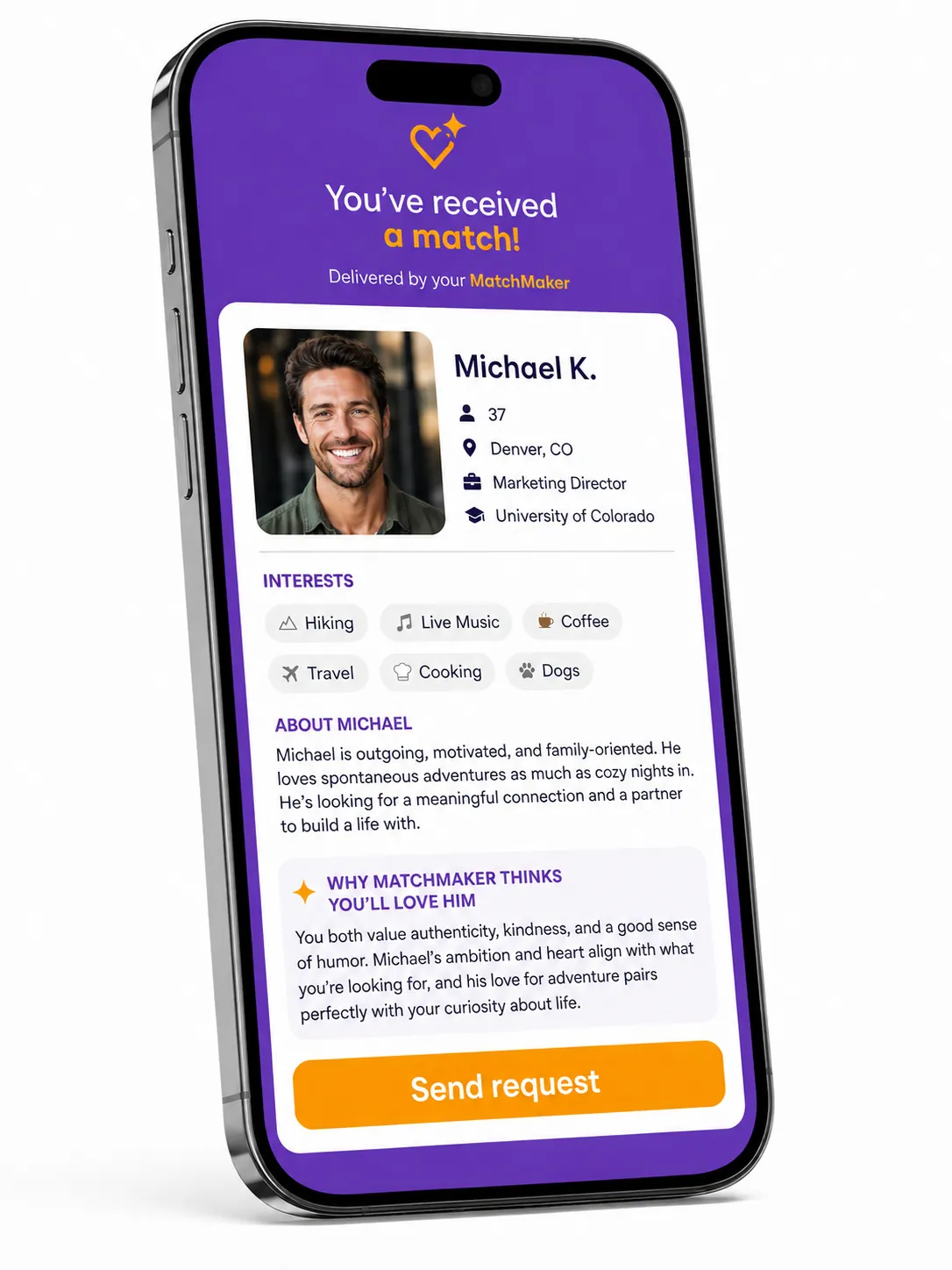 Curated matches in your inbox